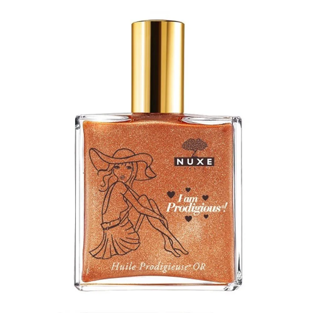 Huile Prodigieuse Or multifunktionel shimmerende tør olie til ansigt, krop og hår 100 ml
