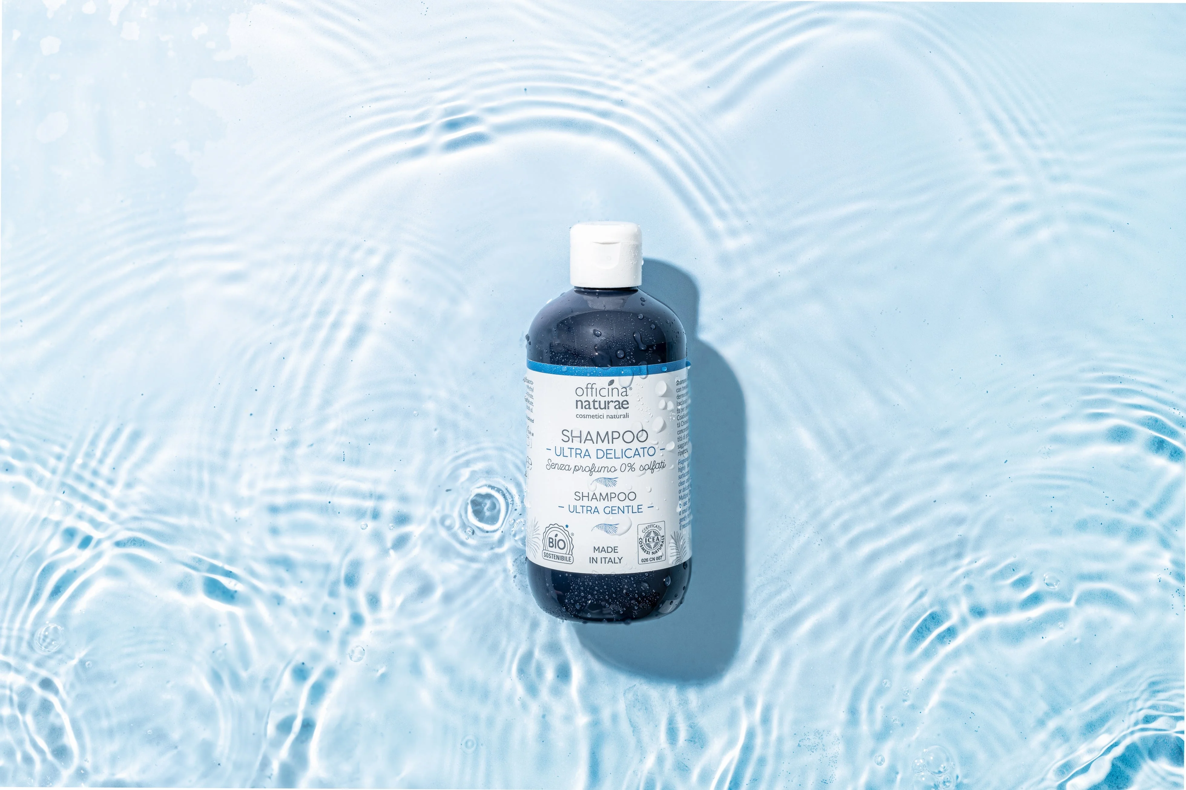 Officina Naturae Shampoo til meget sensitiv hovedbund Ultra Delicato (250 ml) - også velegnet til personer med MCS