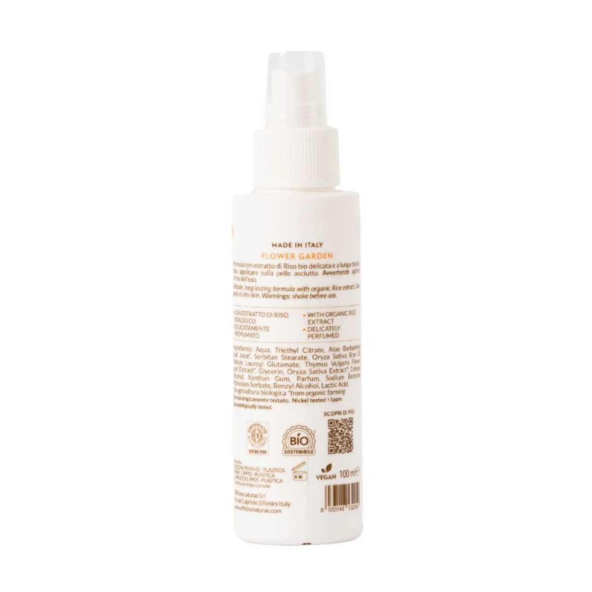 Officina Naturae Deodorant-spray - Garden in Bloom (100 ml) - neutraliserer lugt og giver en frisk duft