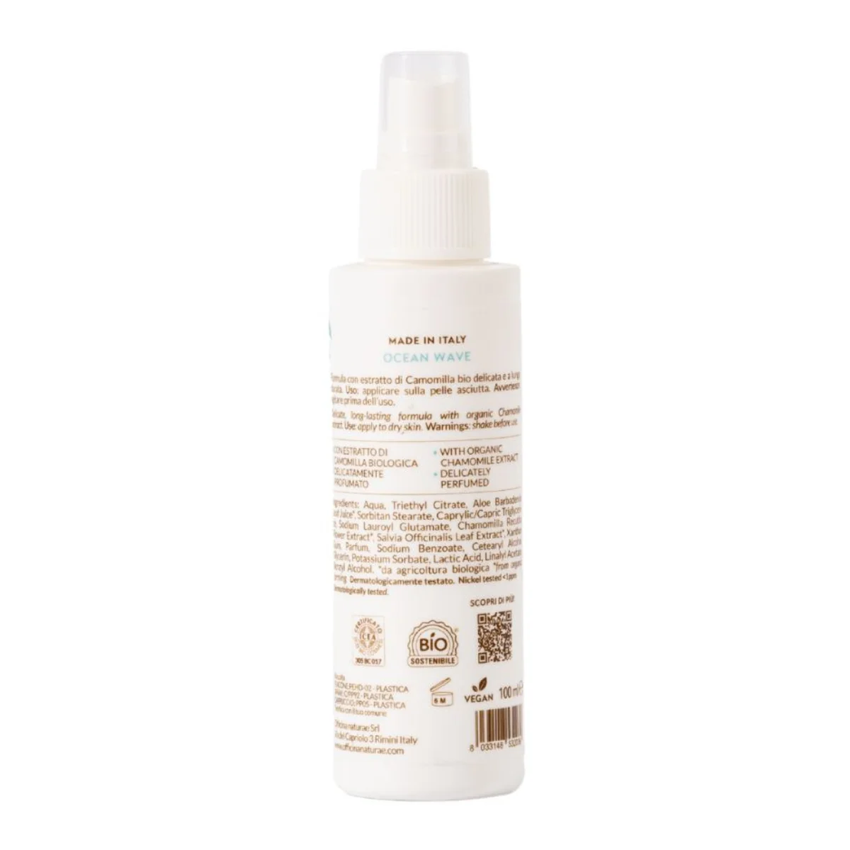 Officina Naturae Deodorant spray - Sea Wave (100 ml) - neutraliserer lugt og giver en frisk duft