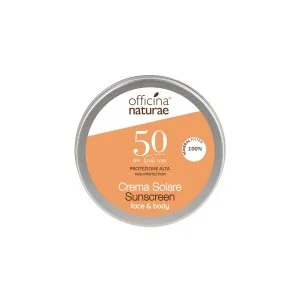 Officina Naturae Solcreme SPF 50 i metaldåse (75 ml) - uden parfume