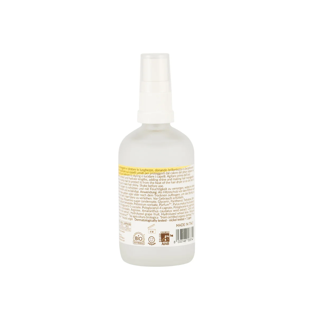 Officina Naturae Plejende varmebeskyttende spray til håret (100 ml) - beskytter, fugter og giver glans