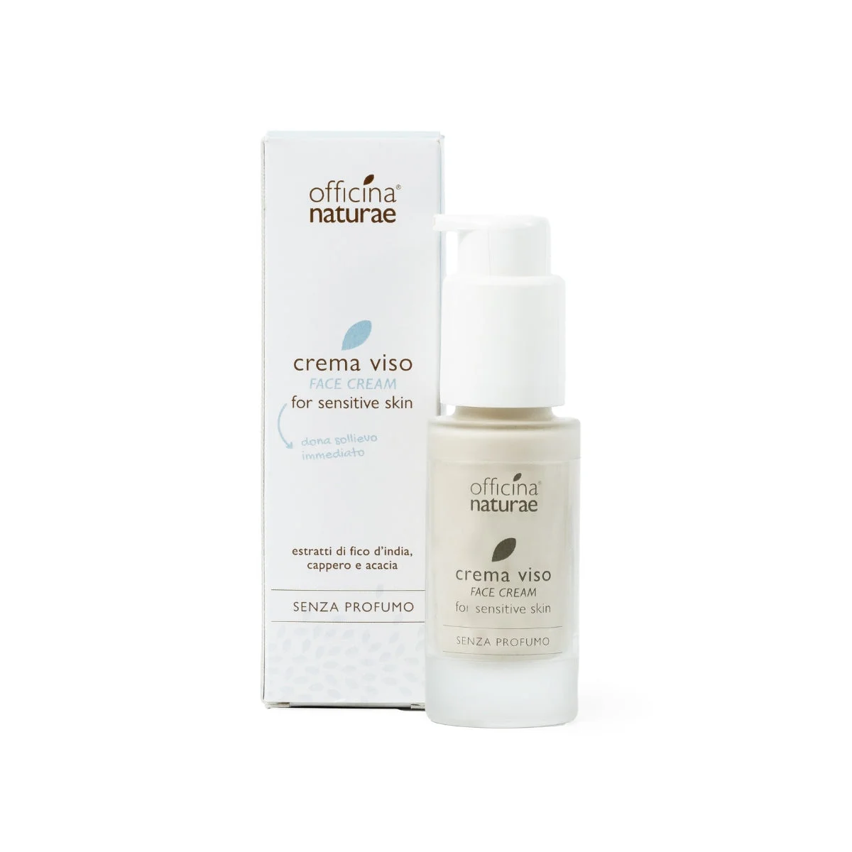 Officina Naturae Ansigtscreme til sensitiv hud (30 ml) - beroliger reaktiv hud