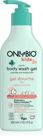 OnlyBio Skånsom vaskegel til børn fra 3 år (300 ml) - med en delikat duft