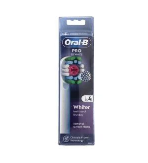Oral-B Pro 3D White udskiftningshoveder 4 stk.