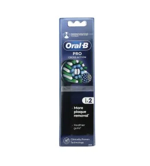 Oral-B Pro Cross Action udskiftningshoveder 2 stk. Black