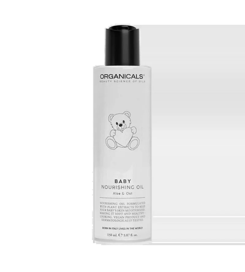 BABY Nærende olie Aloe & havre til babyhud 150 ml