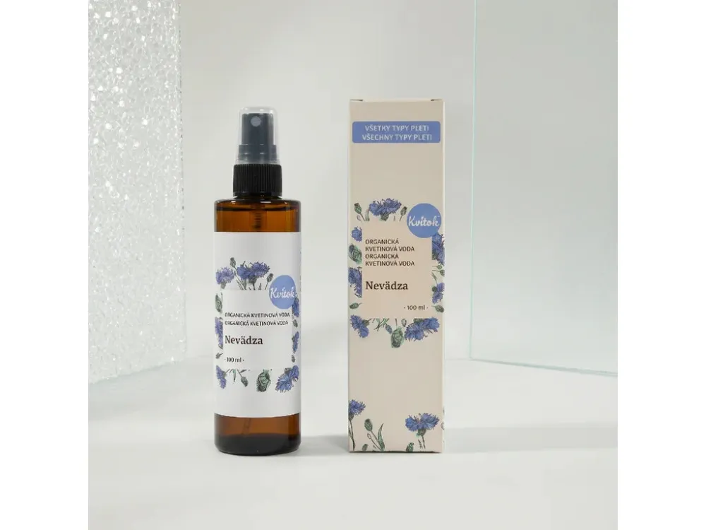 Kvitok Økologisk blomstervand - Kornblomst 100 ml