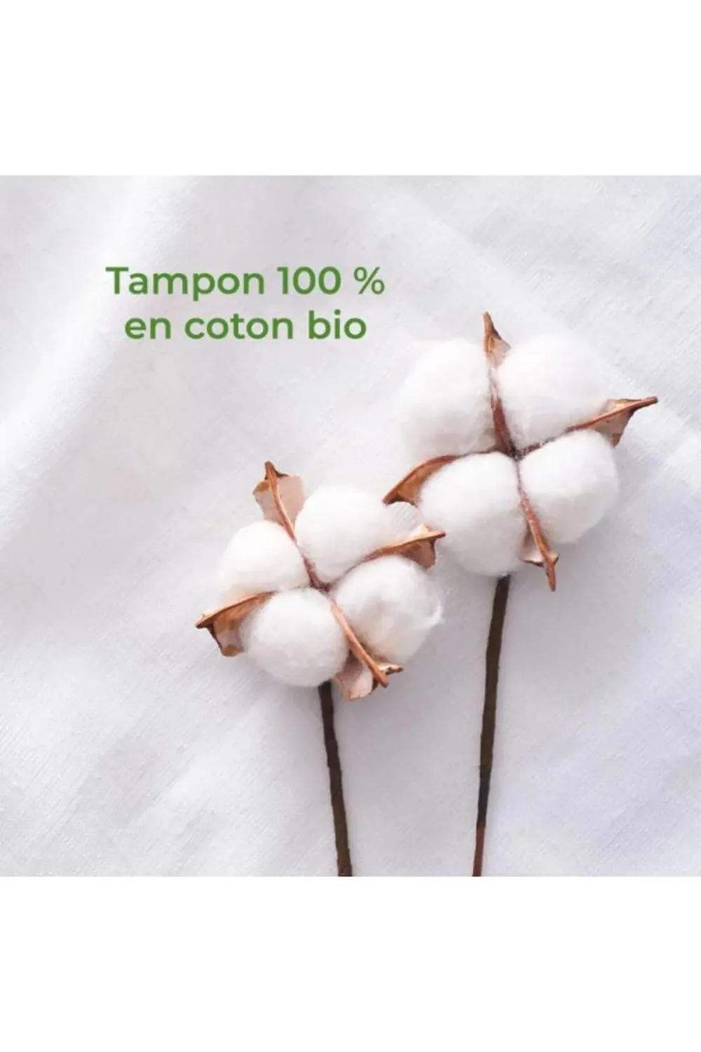 Organyc Super Plus Tamponer (16 stk.) - 100% økologisk bomuld, 4 dråber