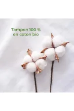 Organyc Super Plus Tamponer (16 stk.) - 100% økologisk bomuld, 4 dråber