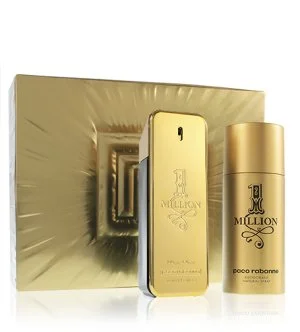 Paco Rabanne 1 Million gavesæt eau de toilette 100 ml + deospray til mænd