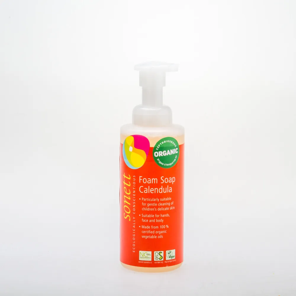 Sonett Skumsæbe til børn med calendula 200 ml