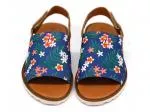 Perky Pier Sandal Plumerias
