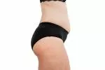 Pinke Welle Menstruationstrusser Black Bikini - Medium Black - htr. og let menstruation (XL)