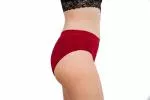 Pinke Welle Menstruationstrusser Bikini Red - Medium - 100 dages returpolitik og let menstruation (M)