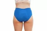 Pinke Welle Menstruationstrusser Bikini Blå - Medium Blå - htr. og let menstruation (XL)