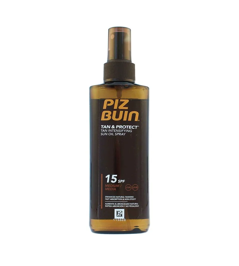 Tan & Protect beskyttende olie der fremskynder solbruningen SPF 15 150 ml
