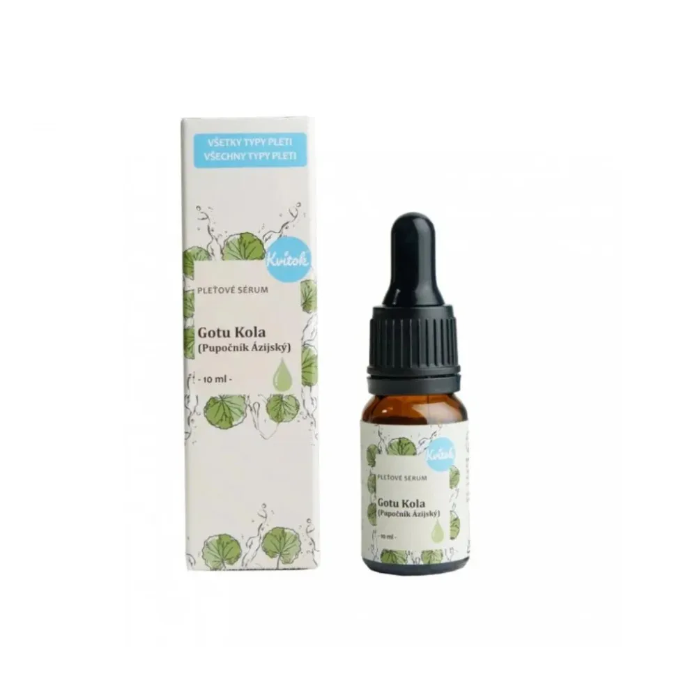 Kvitok Ansigtsserum - Gotu Kola (asiatisk navle) 10ml