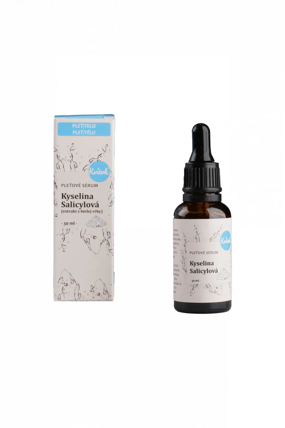 Kvitok Facial Serum - Salicylic Acid (30 ml) - hjælper problematisk hud