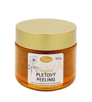 Pleva Skin Peeling With Honey honning ansigtspeeling 50 g