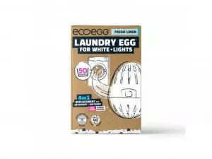 Ecoegg Vaskeæg til hvidt linned til 50 vaske frisk bomuld