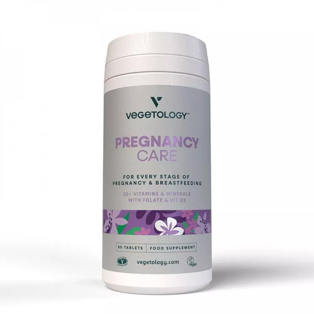 Vegetology Pregnancy Care - Vitaminer og mineraler til gravide og ammende kvinder, 60 tabletter