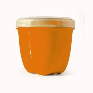 Preserve Snackboks (240 ml) - orange - fremstillet af 100 % genbrugsplast