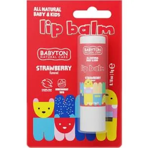 Babyton Naturlig læbepomade Jordbær 5 g