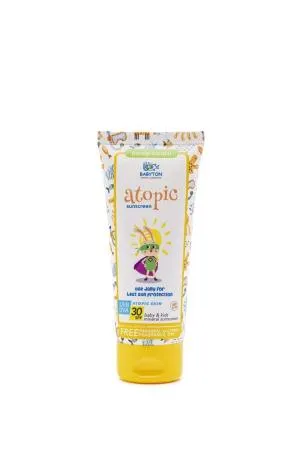 Babyton Naturlig solcreme ATOPIC 100 ml SPF 30