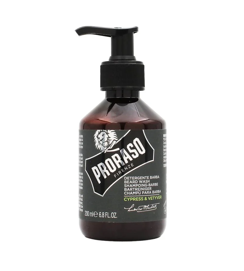 Cypress & Vetyver skægshampoo 200 ml