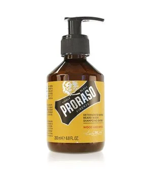 PRORASO Wood And Spice skægshampoo til mænd