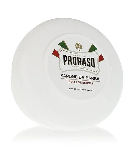 Hvid barbersæbe til sensitiv hud 150 ml
