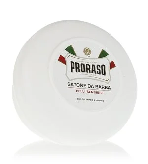 PRORASO Hvid barbersæbe til sensitiv hud