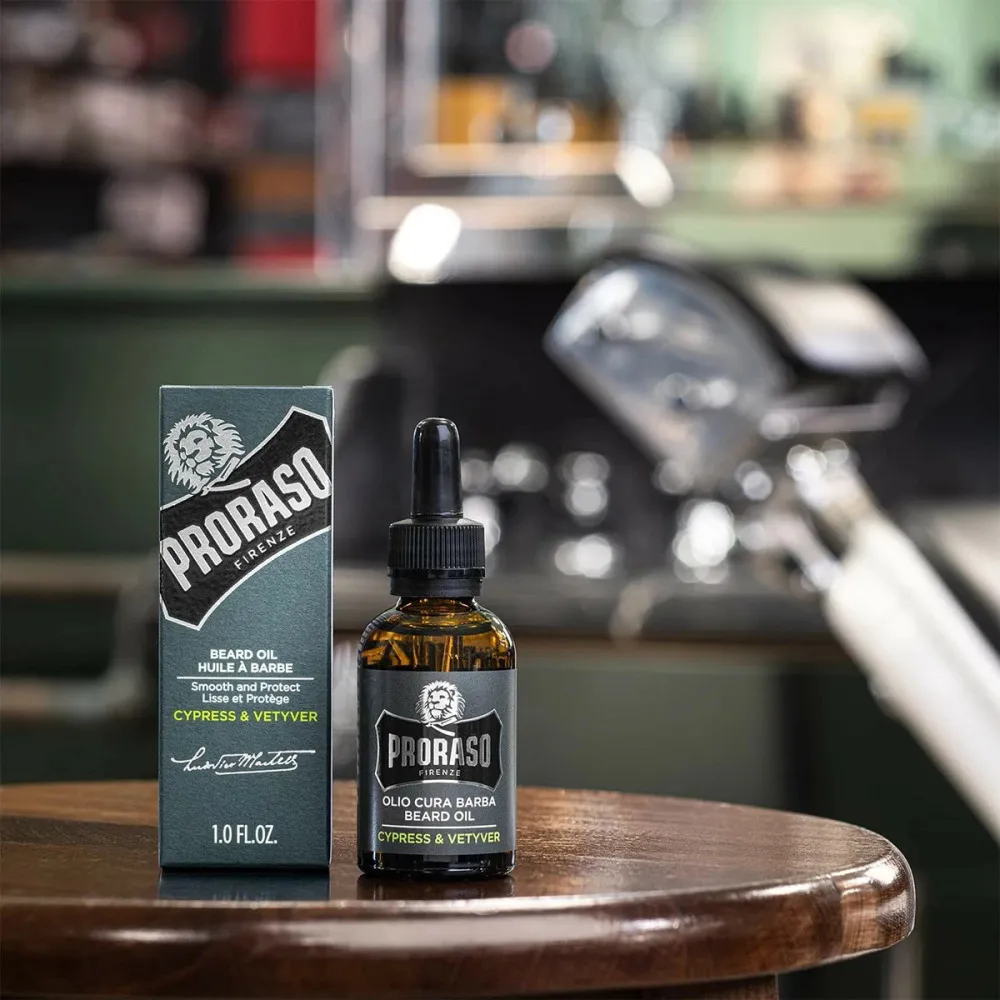 Cypress & Vetyver skægolie 30 ml