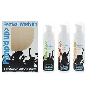Pump’d UP 99% Desinfektionskit (desinficerende shampoo, shower gel og hånddesinfektion) 3*70 g