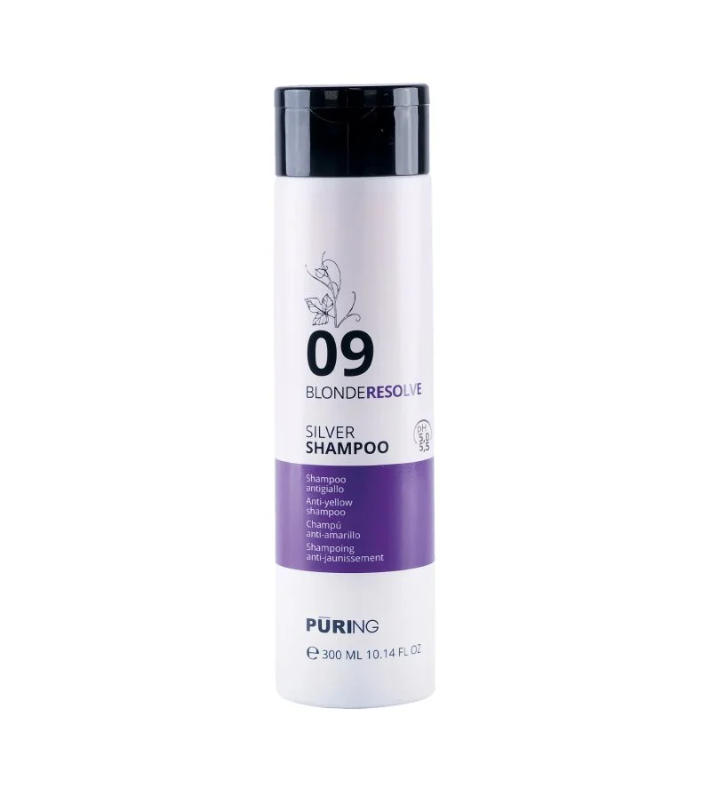 09 BlondeResolve Silver Shampoo neutraliserende shampoo til blondt, gråt og afbleget hår 300 ml