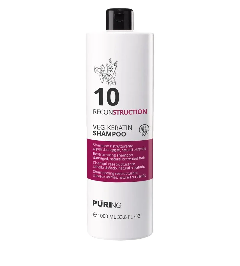 10 Reconstruction Veg-Keratin Shampoo regenererende shampoo 1000 ml