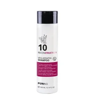 PURING 10 Reconstruction Veg-Keratin Shampoo regenererende shampoo