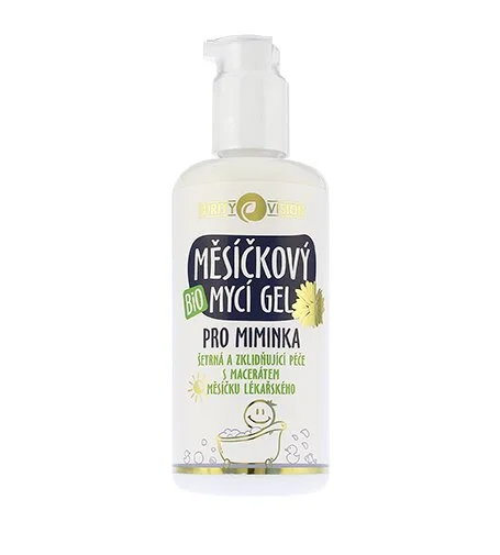 Økologisk vaskegel med morgenfrue til babyer 200 ml