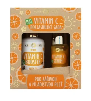 Purity Vision Bio Vitamin C opklarende sæt booster 100 ml + serum