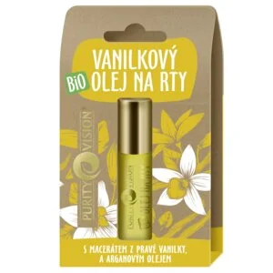 Purity Vision Vaniljeolie til læberne BIO (10 ml) - duftende hjælp til tørre læber