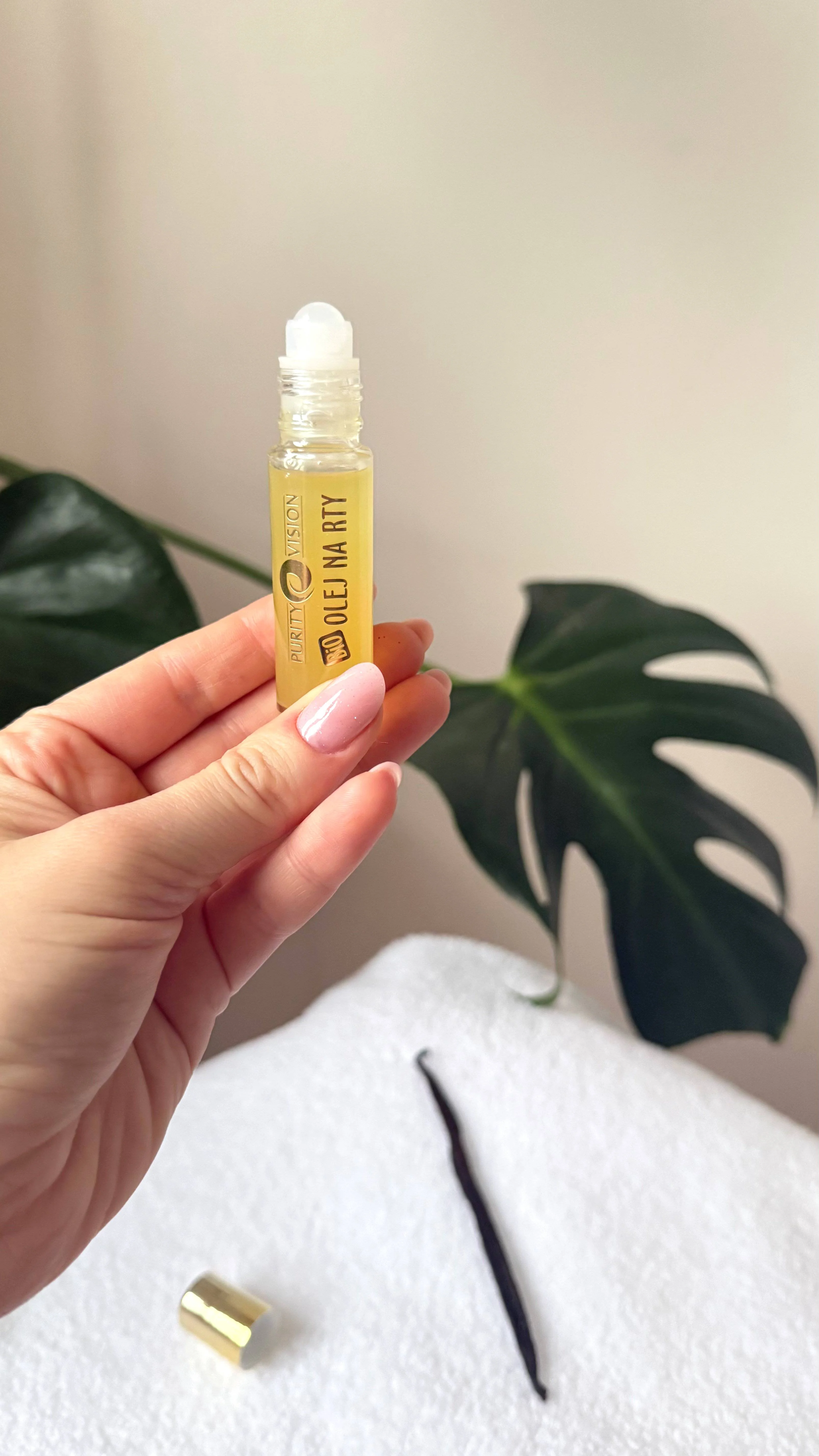 Purity Vision Vaniljeolie til læberne BIO (10 ml) - duftende hjælp til tørre læber