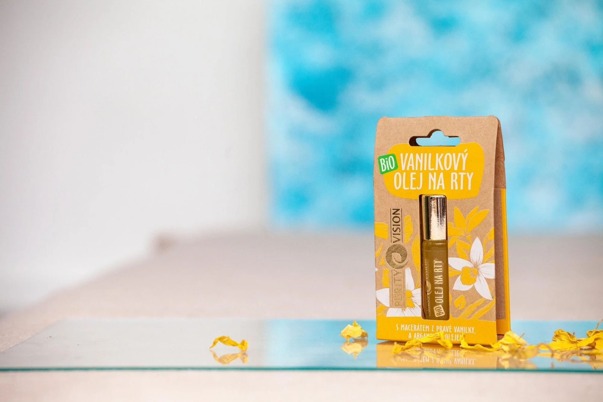 Purity Vision Vaniljeolie til læberne BIO (10 ml) - duftende hjælp til tørre læber