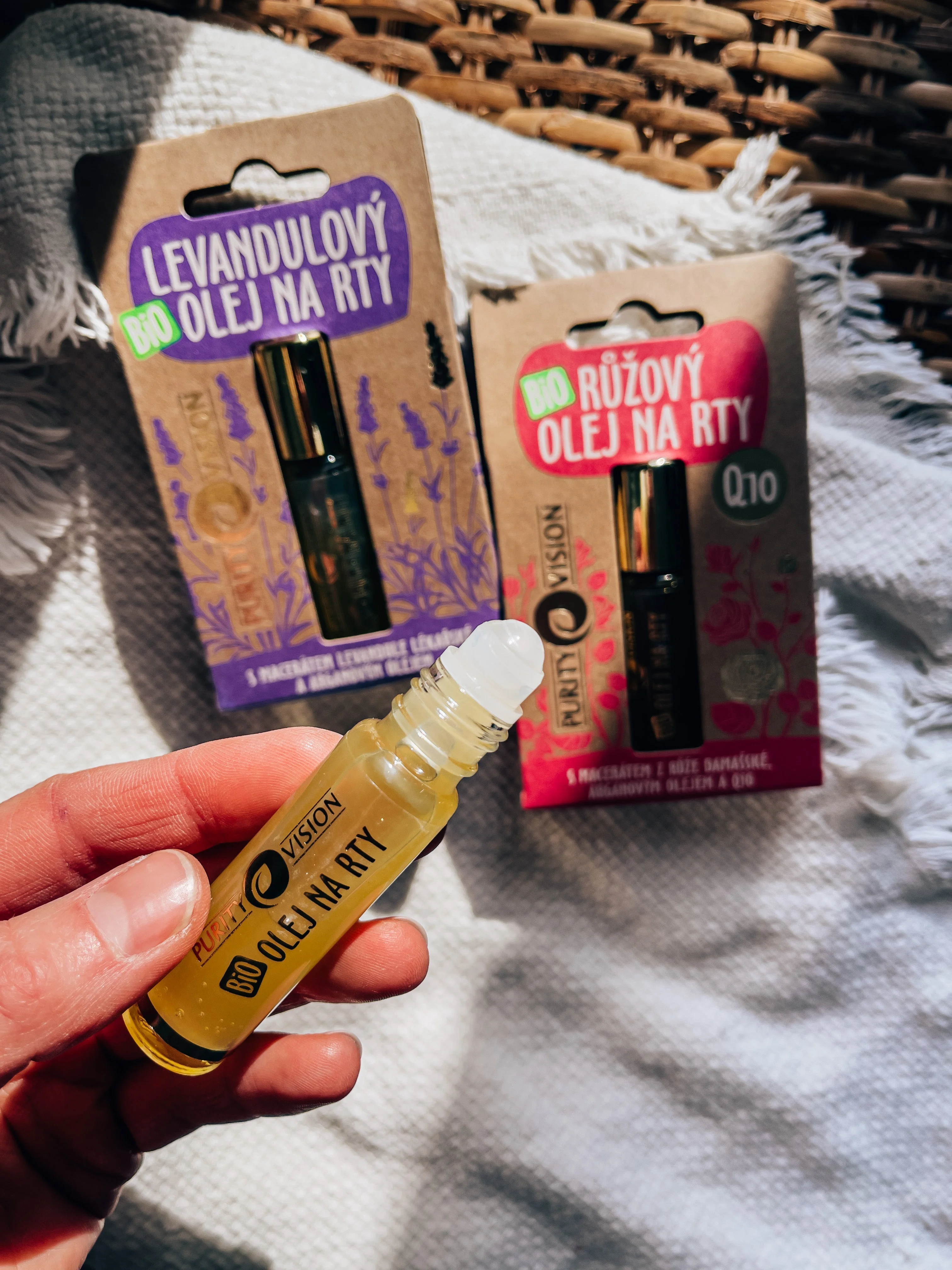 Purity Vision Vaniljeolie til læberne BIO (10 ml) - duftende hjælp til tørre læber