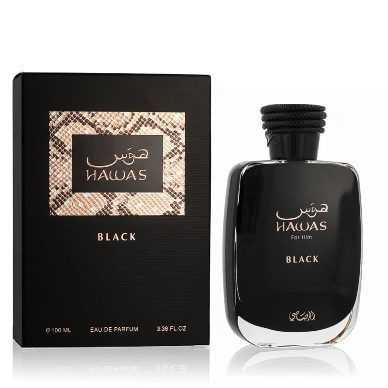 Hawas Black Eau de Parfum til mænd 100 ml