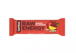 Bombus RAW ENERGY frugtbar med mango og cashewnødder