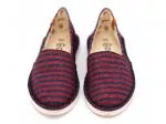 Perky Red Rustic Stripes