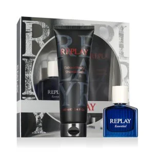 Replay Essential for Him Eau de Toilette til mænd 30 ml + brusegel