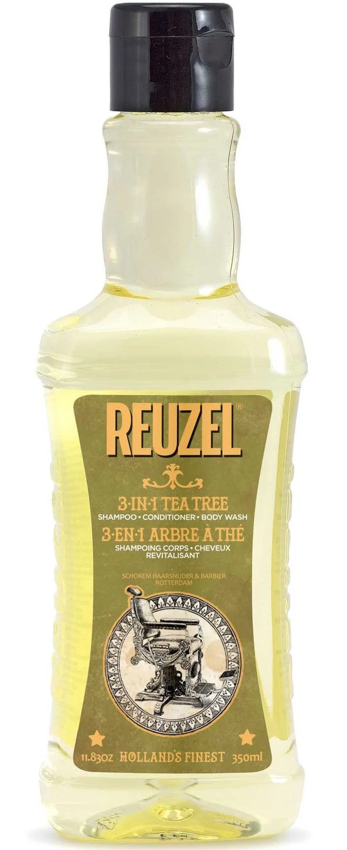 3-i-1 Tea Tree shampoo-balsam-kropsvask shampoo til mænd 3-i-1 til mænd 350 ml