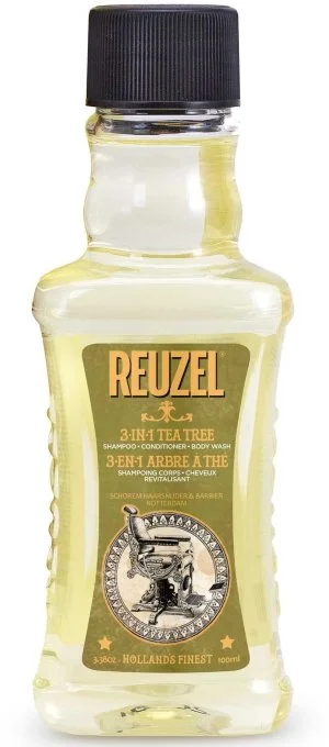 REUZEL 3-i-1 Tea Tree Shampoo-Balsam-Bodywash til mænd